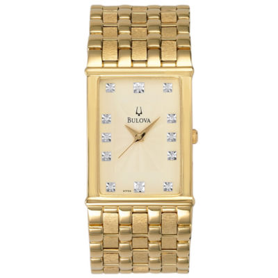 Bulova gold tone outlet men's watch