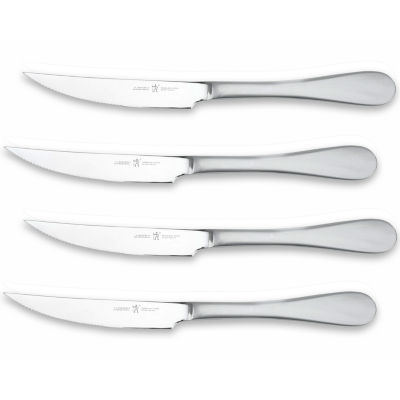 Henckels International Classic Set of 4 Steak Knives, Color: Black And  Silver - JCPenney