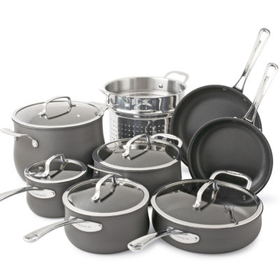 Cuisinart® Contour Hard-Anodized 13-pc. Cookware Set 64-13, Color