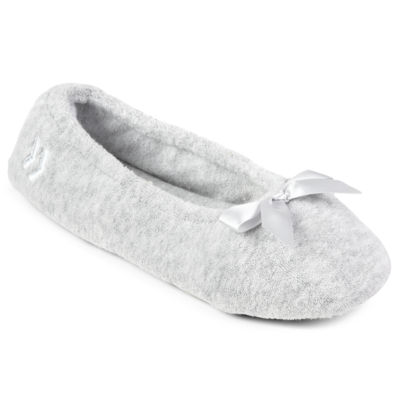 Isotoner terry discount womens ballerina slippers