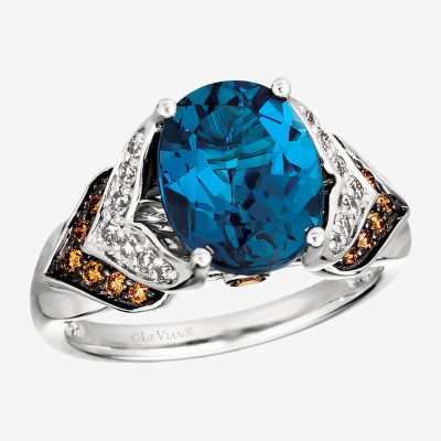 Le vian deep sea blue topaz ring sale