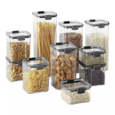 Home Expressions 10-pc. Acrylic Food Container Set, Color: Clear Gray -  JCPenney