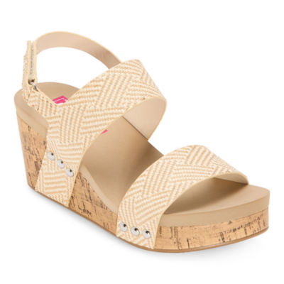 Pop Womens Xiomara Wedge Sandals - JCPenney