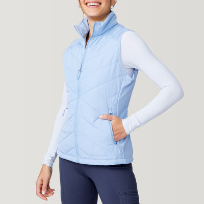 Free Country Womens Lightweight Puffer Vests Color: Cloud JCPenney