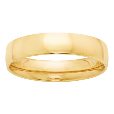 Personalized 5MM 14K Gold Wedding Band JCPenney
