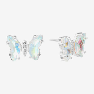 Girl's Starlet Shimmer Set of 5 For 5Multi Butterfly Post Earrings