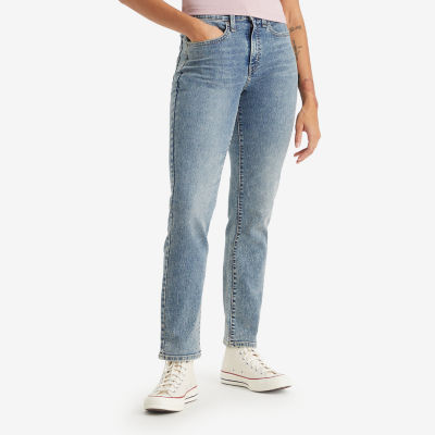 Levi's 724 High Rise Straight Jean - Never Forget - Grey