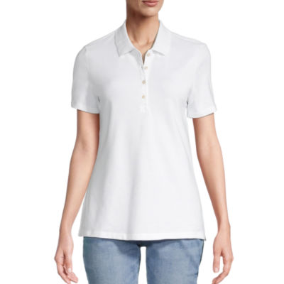 Jcpenney polo 2024 shirts womens