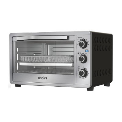 BLACK+DECKER 6-Slice Stainless Steel Convection Toaster Oven with Broiler  Pan in 2023