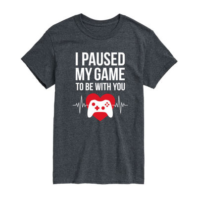 Mens Short Sleeve Video Game Graphic T-Shirt, Color: Gray - JCPenney