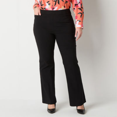 liz claiborne classic fit comfort stretch pull on pant