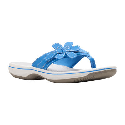 Clarks Womens Cloudsteppers Brinkley Flora Flip Flops JCPenney