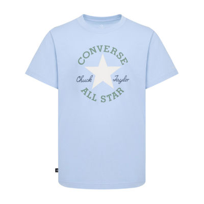 Converse Big Boys Crew Neck Short Sleeve Graphic T-Shirt, Color