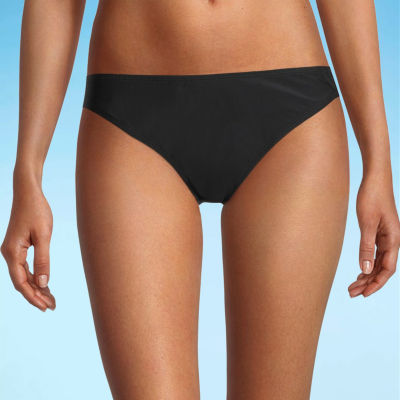 Textured-Dot Boyshort Bikini Bottom