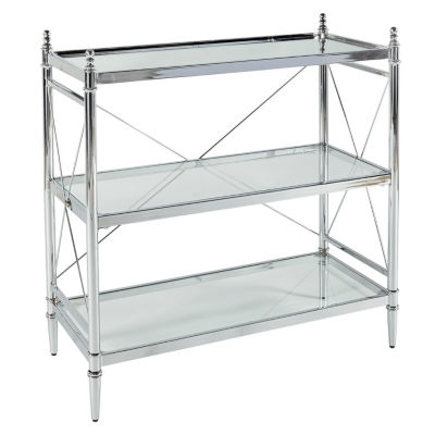 Pinnacle Chrome and Glass Bathroom Shelf, Color: Chrome - JCPenney