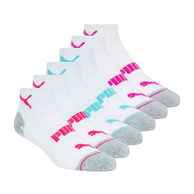 PUMA Sportstyle Training 6 Pair Quarter Ankle Socks Womens JCPenney