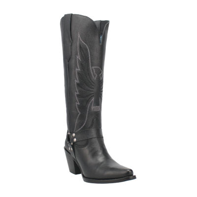 Dingo Women s Heavens To Betsy Leather Stacked Heel Cowboy Boots