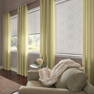 Bali Coastal Custom Light-Filtering Grommet Top Single Curtain