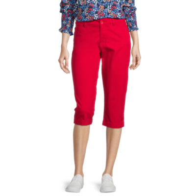 St. John's Bay Mid Rise Secretly Slender Capris - JCPenney