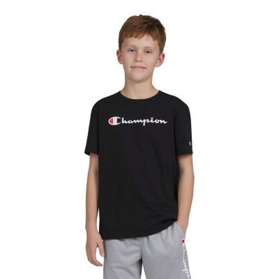 Champion t best sale shirt kids grey