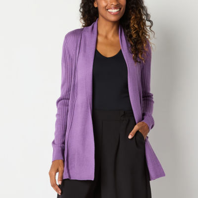 Liz claiborne hotsell open front cardigan