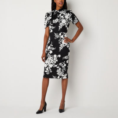 Liz claiborne short hot sale sleeve sheath dress