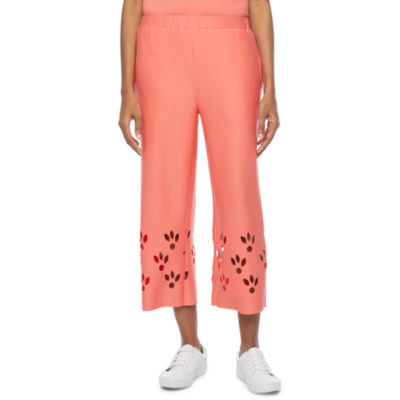 Worthington Womens Straight Pull-On Pants | Orange | Womens Medium | Pants Pull-On Pants
