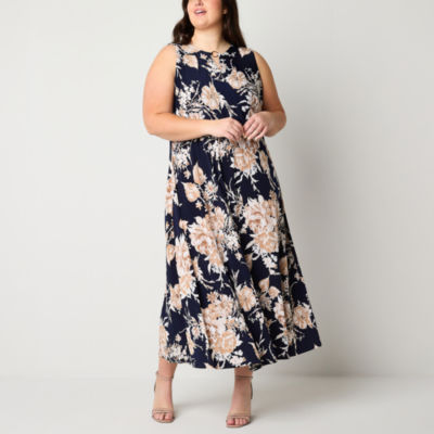 Jcpenney plus clearance size maxi dress