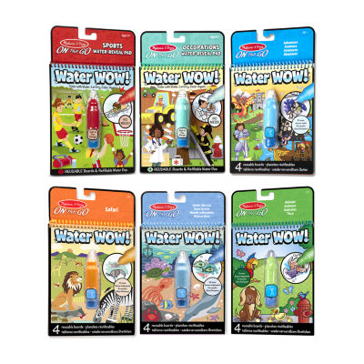 Melissa & Doug Water Wow! Bundle - Colors & Shapes; Fairy Tales And Animals  3-pc. Activity Book, Color: Multi - JCPenney