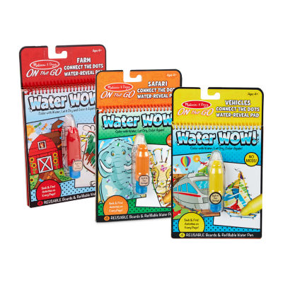 Water Wow - Travel Water Reveal Books - No Mess Painting - Toddler Kid