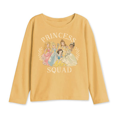 Disney Collection Little & Big Girls Crew Neck Princess Long