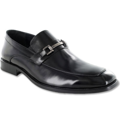 Stacy Adams Blake Mens Leather Moc Toe Slip On Dress Shoes