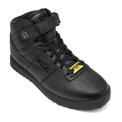 Black leather hotsell fila shoes