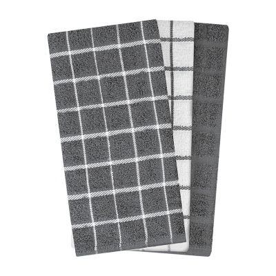 Ritz Terry Check Mocha 3-pc. Kitchen Towel, Color: Mocha - JCPenney