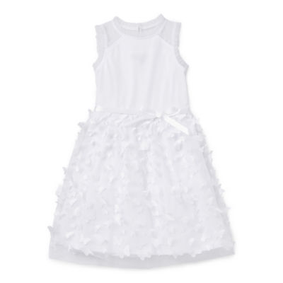 Jcpenney girls cheap white dress