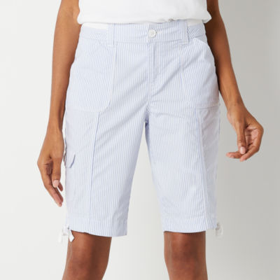 St johns bay womens bermuda shorts sale