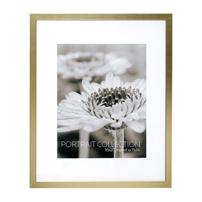 Enchante 16x20 Mat To 11x14 Gold Gallery 1-Opening Wall Frame, Color