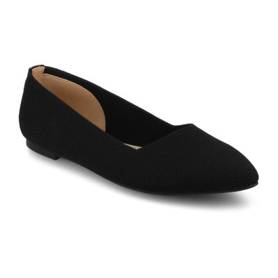 Journee Collection Minnah Womens Pointed Closed Toe Slip-On Shoe