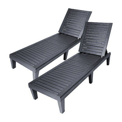 Oslo Outdoor Collection 1 Pair Patio Lounge Chair JCPenney