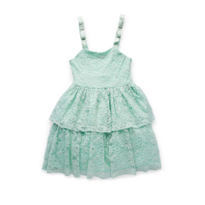 Jcpenney green outlet lace dress