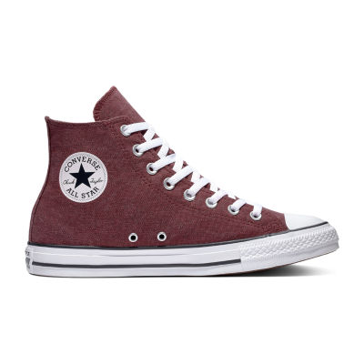 Mild flare Let at læse Converse High Top Washed Ashore Mens Sneakers, Color: Dk Burgundy Ivory -  JCPenney