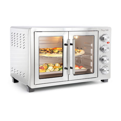 MegaChef 45 Quart French Door Rotisserie 975122564M, Color: Silver