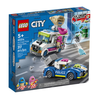 LEGO City Police Ice Cream Truck Police Chase 60314 Building Set 317 Pieces