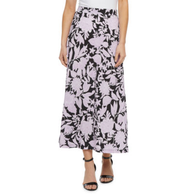 Black maxi skirt clearance jcpenney