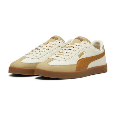 PUMA Club Ii Era Mens Sneakers, Color: Snow Caramel Sand