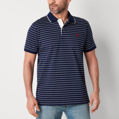 Bot Sandsynligvis stak U.S. Polo Assn. Stripe Mens Classic Fit Short Sleeve Polo Shirt - JCPenney