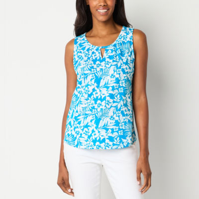 Sleeveless White Tops for Women - JCPenney