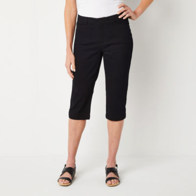 St. John s Bay Secretly Slender Mid Rise Capris JCPenney