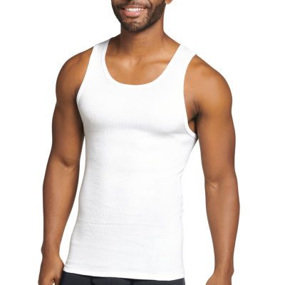 Jockey Mens Big And Tall 3 Pack Tank, Color: White - Jcpenney