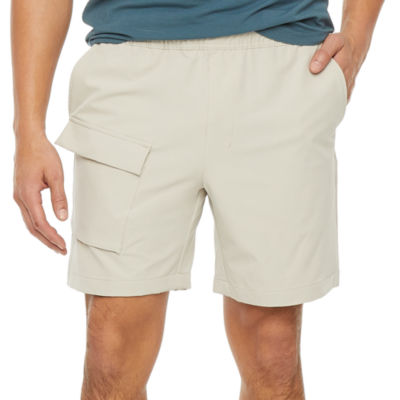 covington men's elastic waist cargo shorts